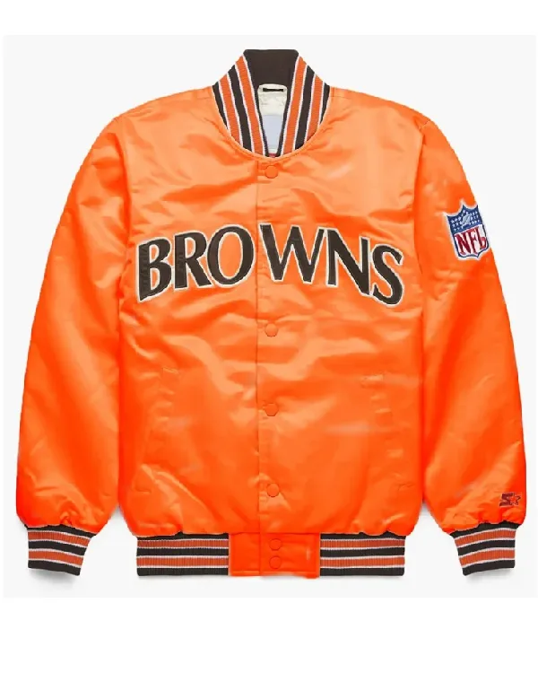 Cleveland Browns Bomber Satin Jacket