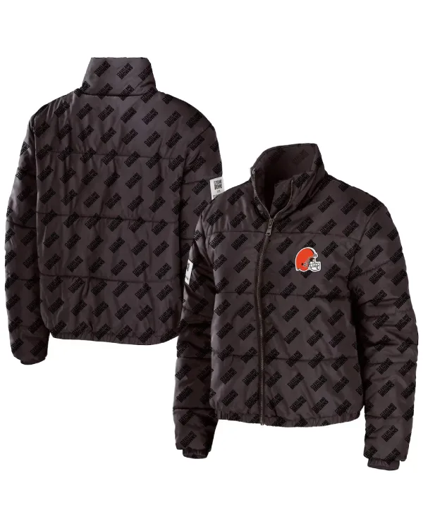 Cleveland Browns Full-Zip Puffer Jacket