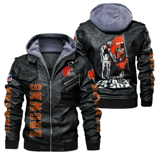 Cleveland-Browns-Leather-Jacket