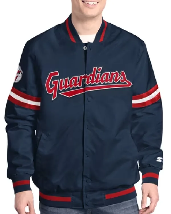 Cleveland Guardians Full-Snap Starter Jacket