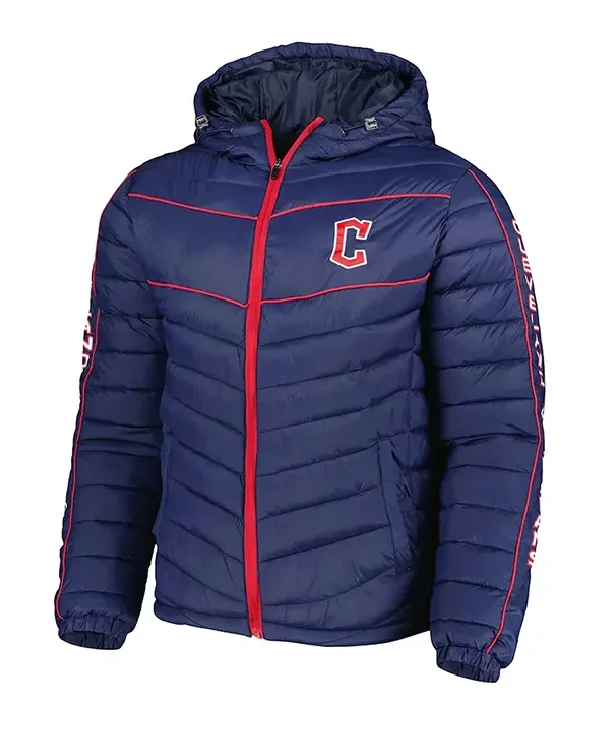 Cleveland Guardians Puffer Hooded Jacket