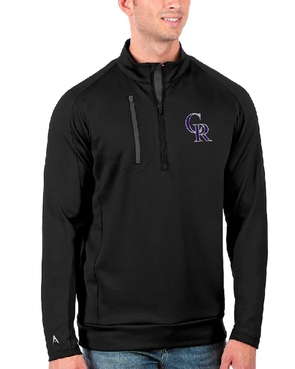 Colorado Rockies Black Pullover Jacket