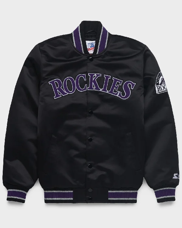 Colorado Rockies Satin Starter Jacket