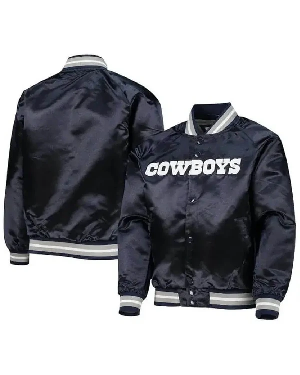 Dallas Cowboys Satin Varsity Jacket