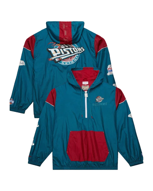 Detroit Pistons Windbreaker Hooded Jacket