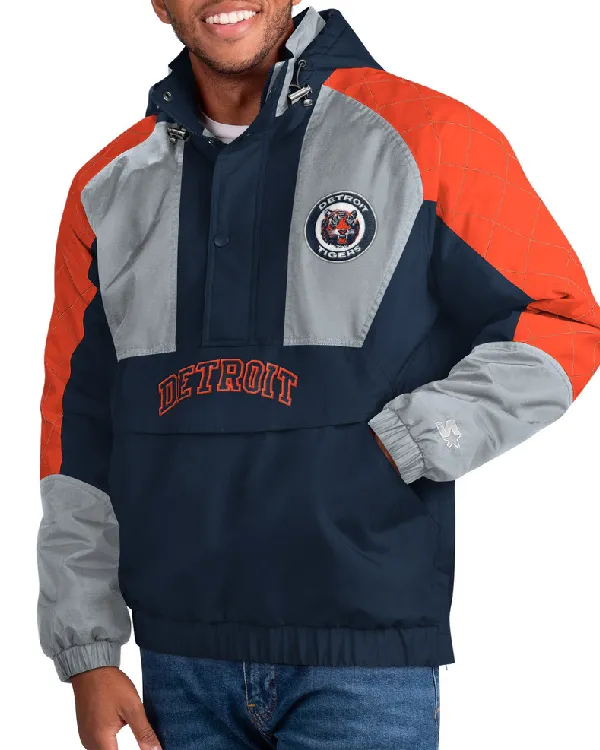 Detroit Tigers Pullover Hooded Jacket