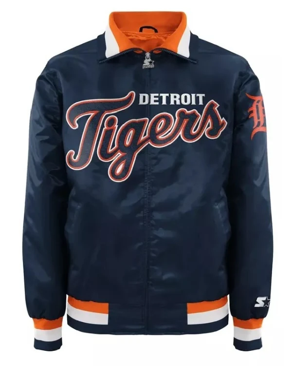 Detroit Tigers Starter Satin Jacket