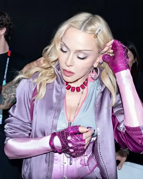 FIFA World Cup Final Halftime Show Madonna Jacket