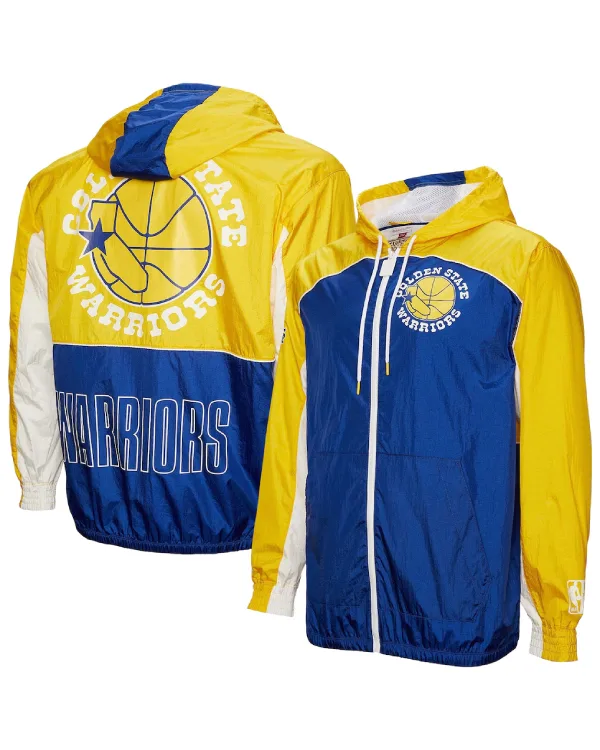 Golden State Warriors Full-Zip Windbreaker Jacket