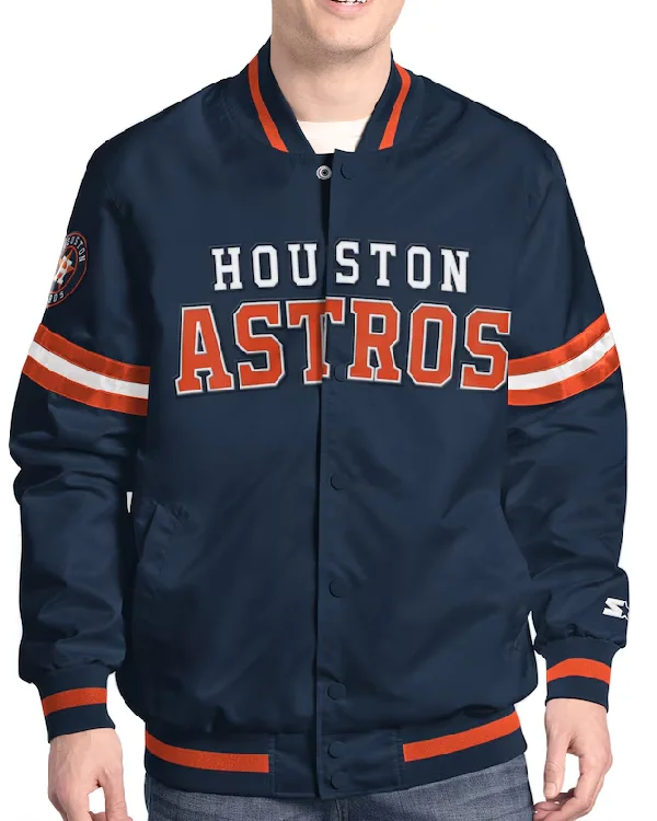 Houston Astros Full-Snap Starter Varsity Jacket