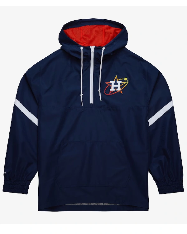 Houston Astros Half-Zip Hooded Jacket