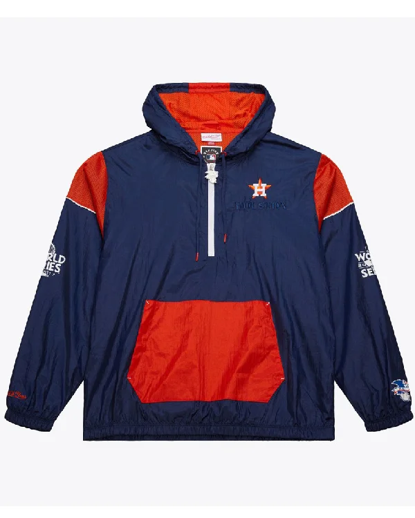 Houston Astros Half-Zip Windbreaker Jacket