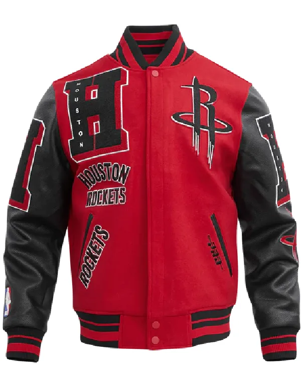 Houston Rockets Standard Varsity Jacket