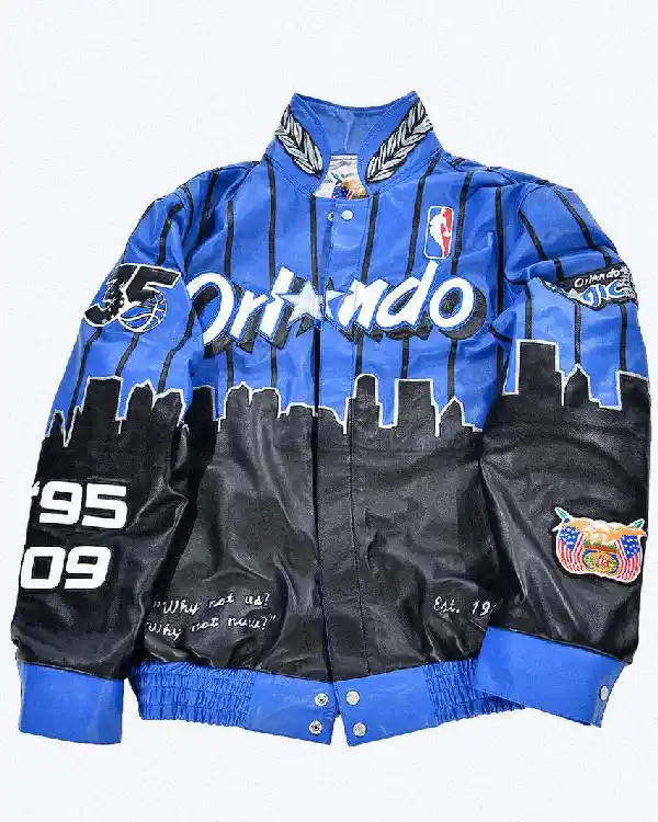 Jeff Hamilton Orlando Magic Leather Jacket