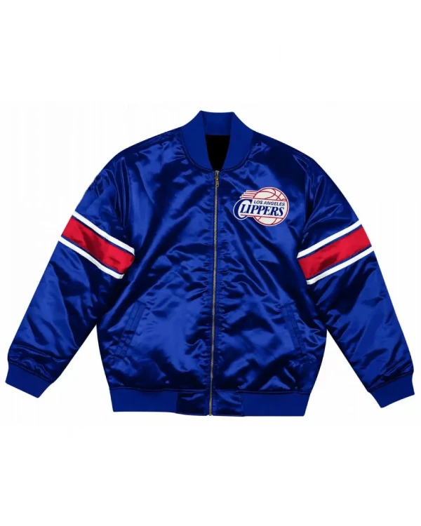Los Angeles Clippers Satin Bomber Jacket