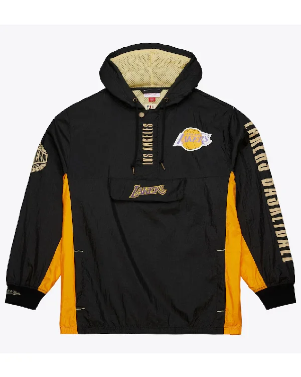 Los Angeles Lakers Black Hooded Jacket