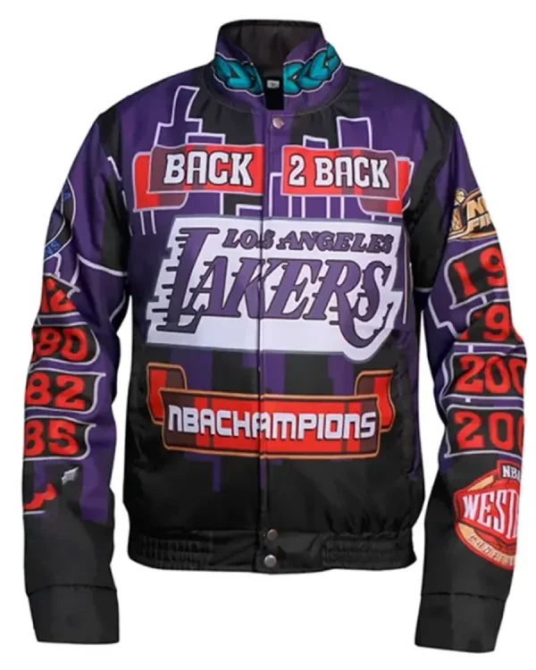 Los Angeles Lakers Championship Leather Jacket