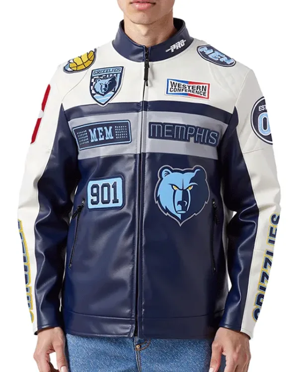 Memphis Grizzlies Leather Jacket