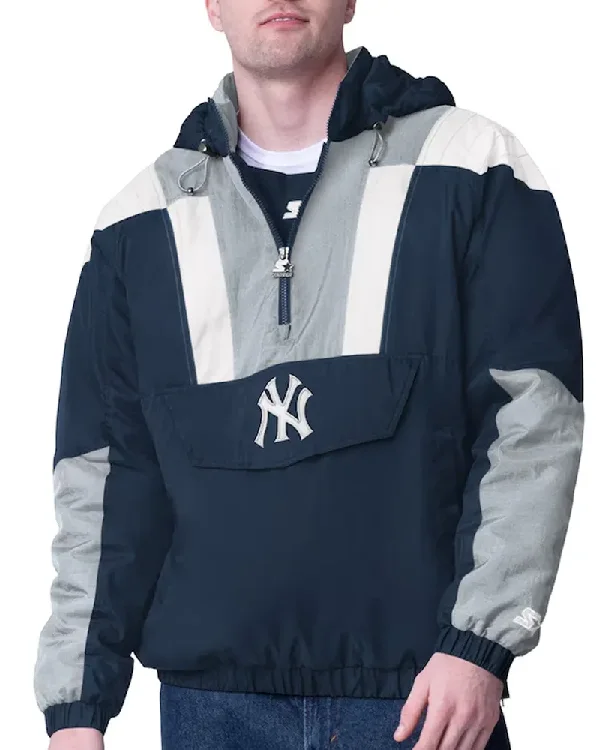New York Yankees Pullover Hooded Jacket