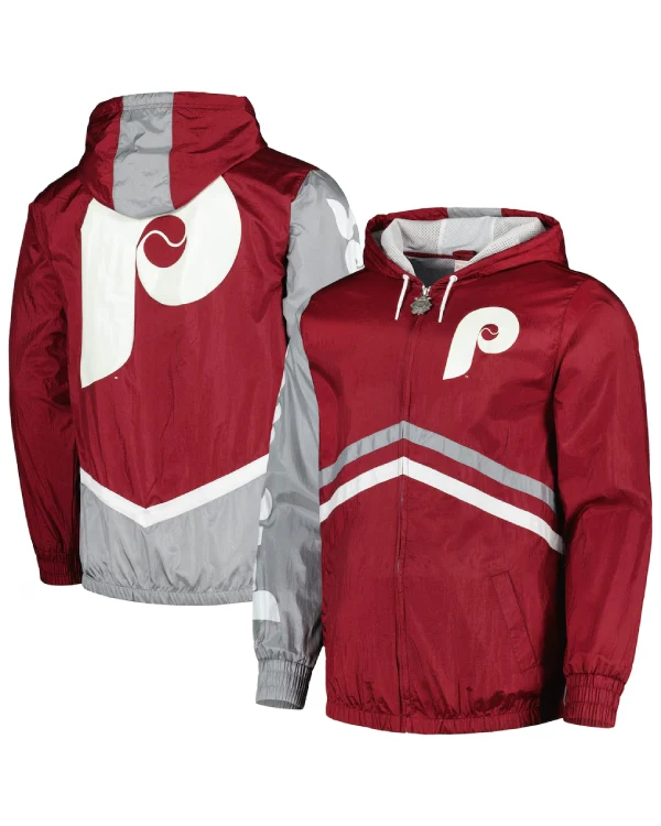 Philadelphia Phillies Full-Zip Windbreaker Jacket