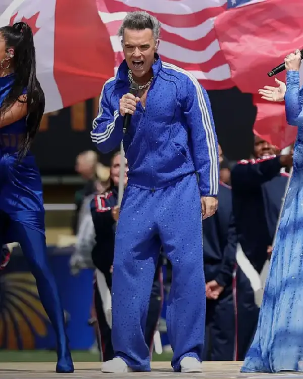 Robbie Williams FIFA World Cup Final Halftime Show Tracksuit