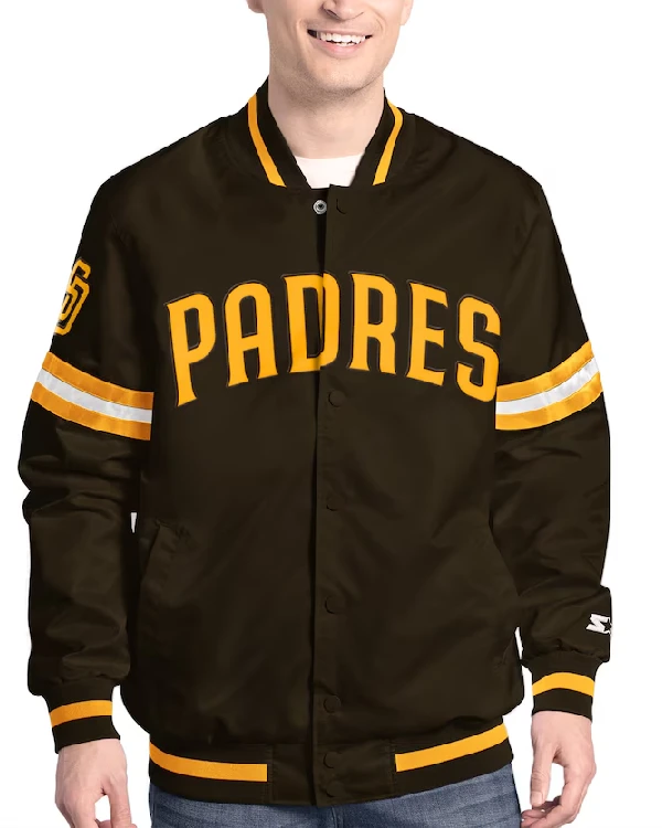 San Diego Padres Brown Starter Jacket