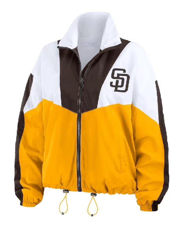 San Diego Padres Full Zip Windbreaker Jacket