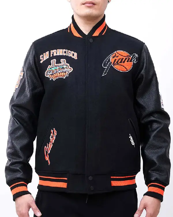 San Francisco Giants Full-Snap Varsity Jacket