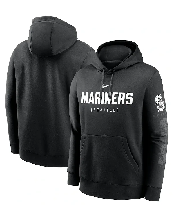 Seattle Mariners Black Pullover Hoodie