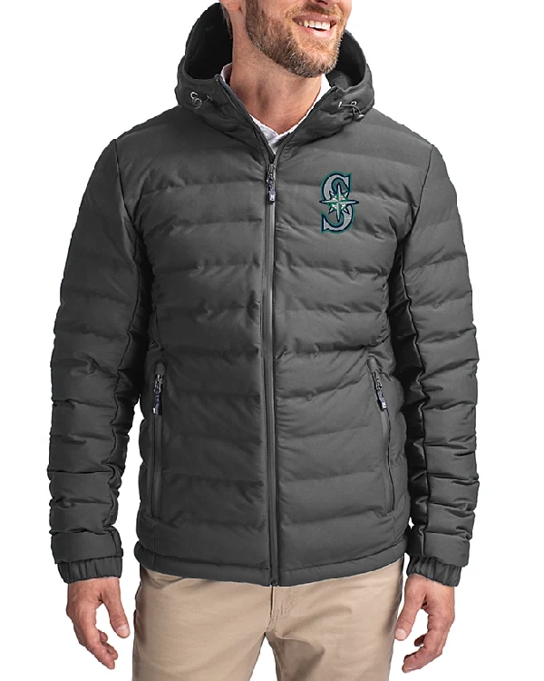 Seattle Mariners Full Zip Puffer Jacket