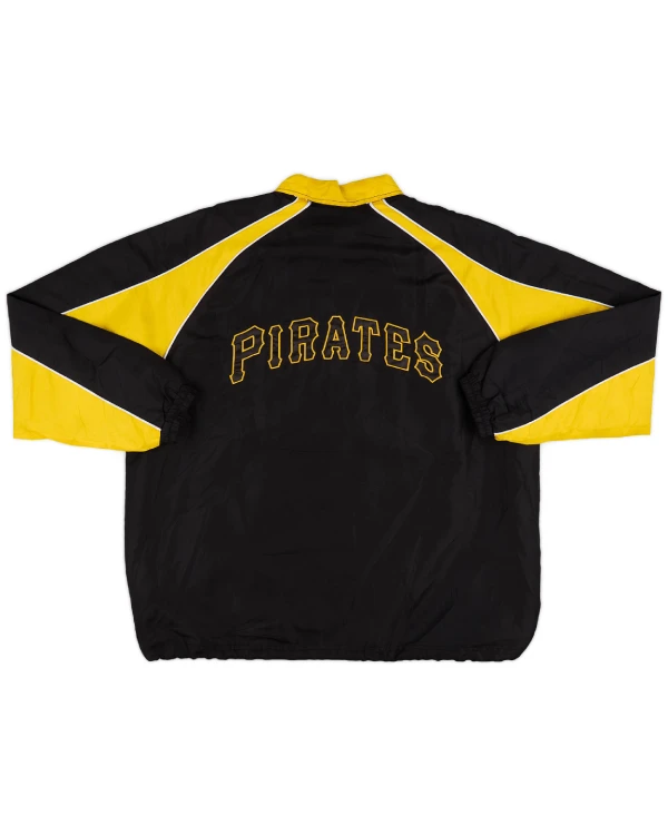 Shop Pittsburgh Pirates Full Zip Windbreaker Black_Yellow Jacket