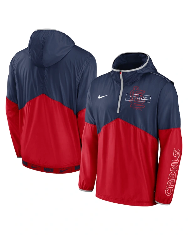St. Louis Cardinals Half-Zip Hooded Jacket