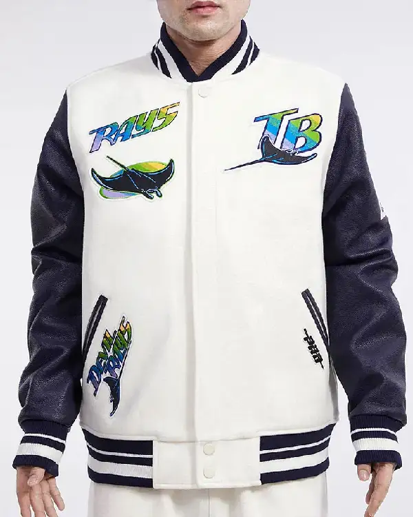 Tampa Bay Rays Full-Snap Varsity Jacket