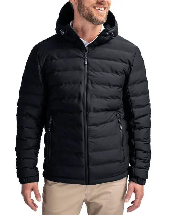 Tampa Bay Rays Full Zip Black Puffer Jacket