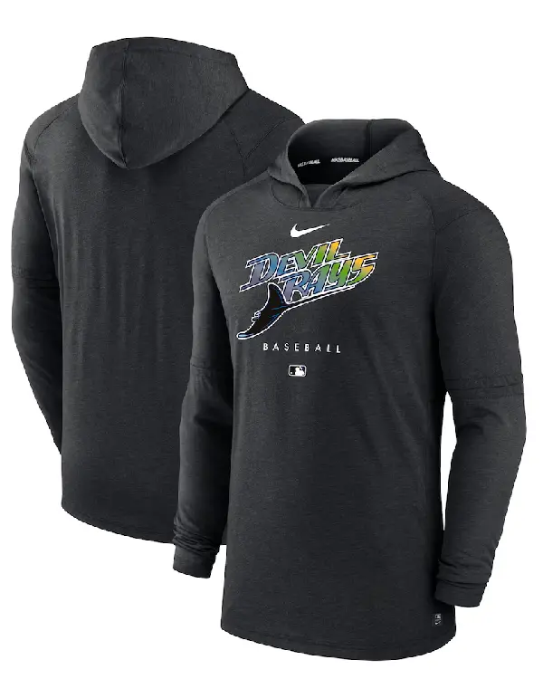 Tampa Bay Rays Pullover Black Hoodie