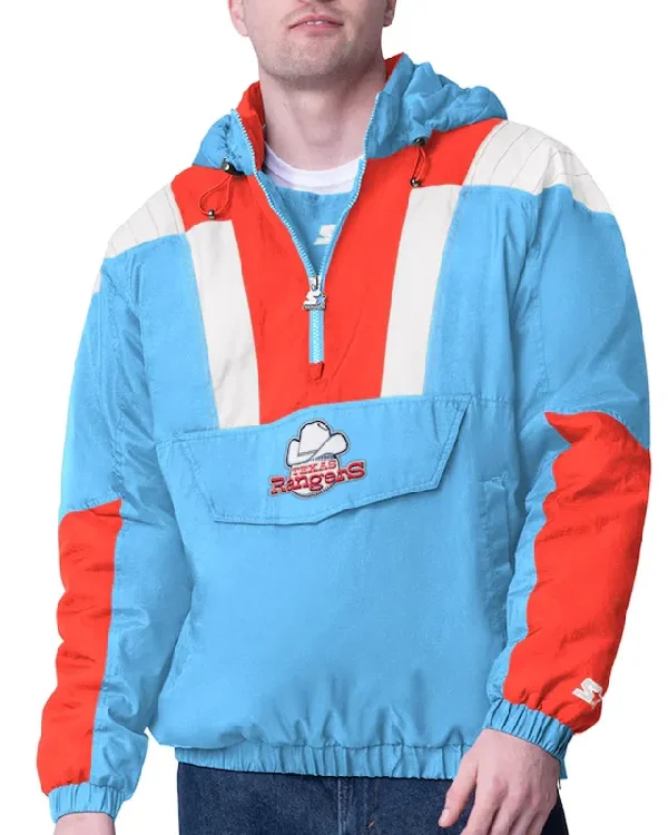 Texas Rangers Half-Zip Pullover Jacket