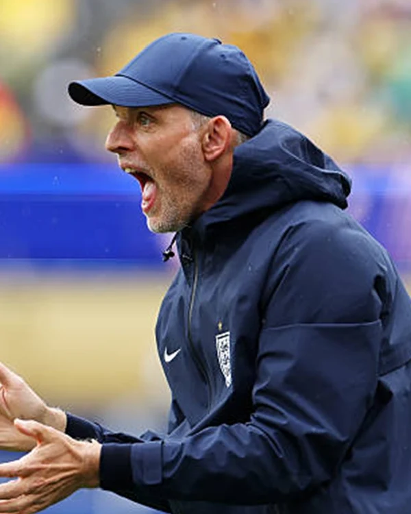 Thomas Tuchel England Nike FIFA World Cup 2026 Navy Blue Anthem Jacket