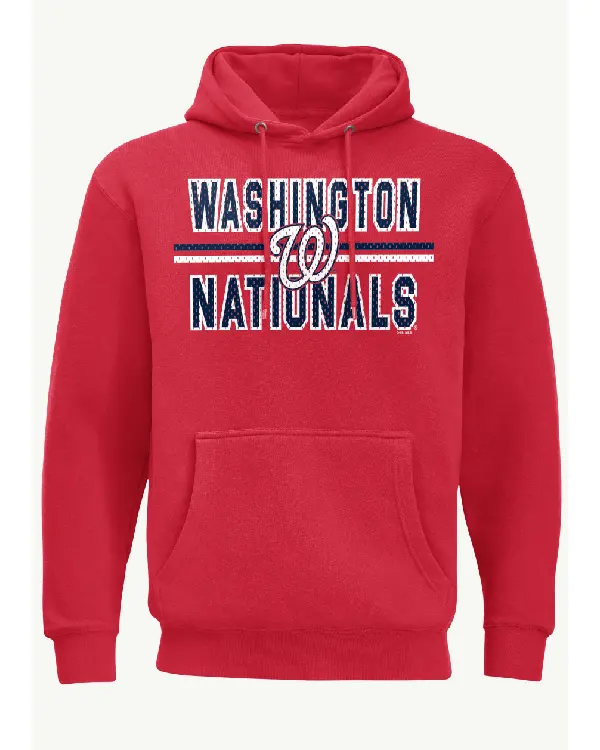 Washington Nationals Pullover Fleece Hoodie