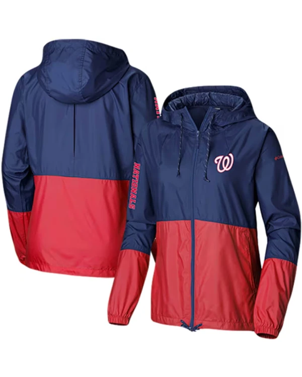 Washington Nationals Windbreaker Hooded Jacket