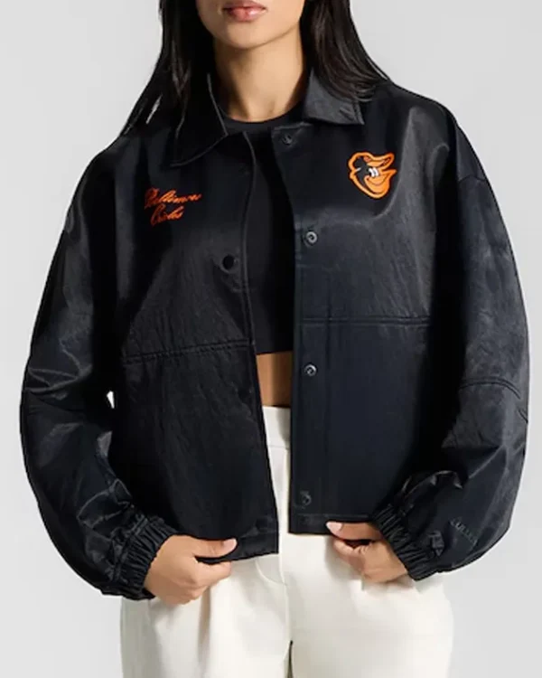 Baltimore Orioles Coaches Black Full-Button Jacket