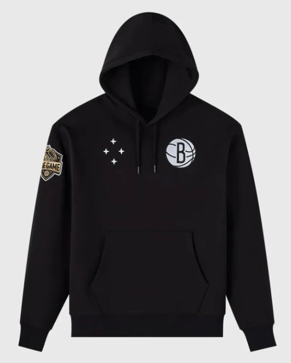 Brooklyn Nets Black Pullover Hoodie