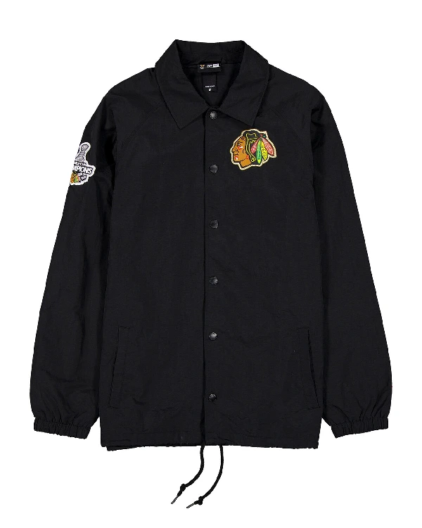 Chicago Blackhawks Black Champs Jacket
