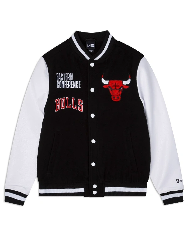 Chicago Bulls Black Wool Varsity Jacket