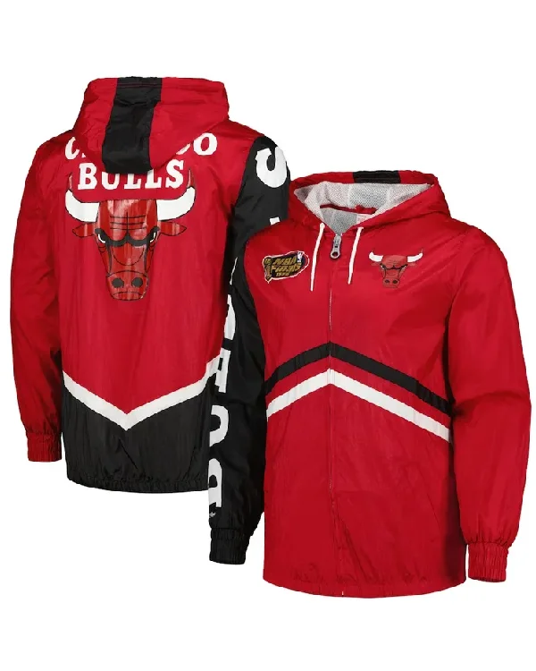 Chicago Bulls Full-Zip Windbreaker Jacket