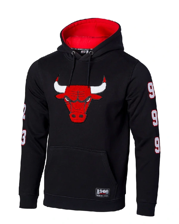 Chicago Bulls Pullover Black Hoodie