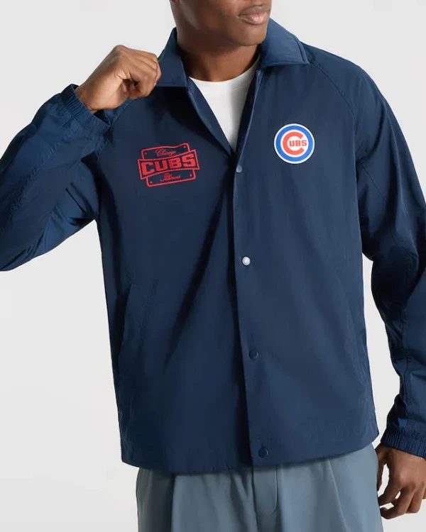 Chicago Cubs Coaches True Navy Jacket