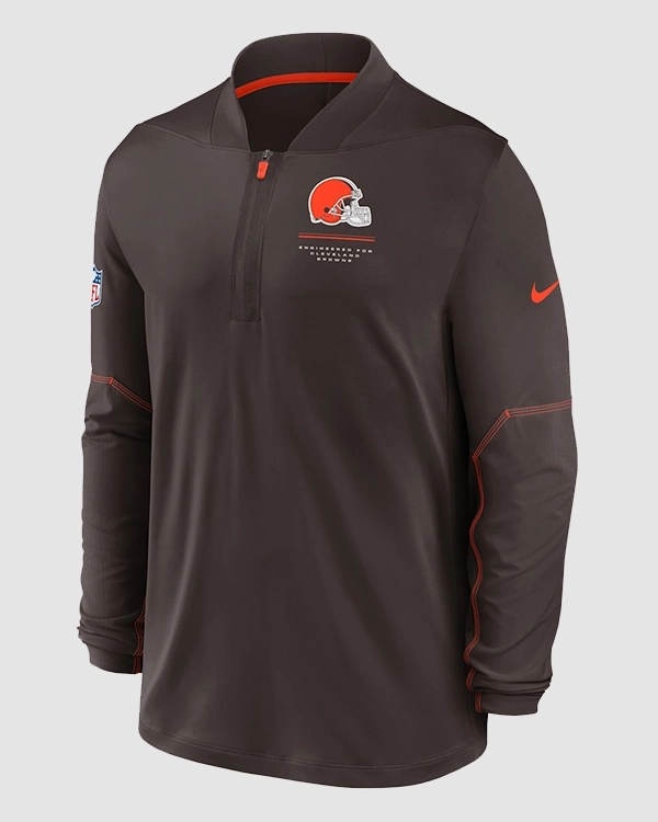 Cleveland Browns 2026 Sideline Nike Quarter-Zip Top