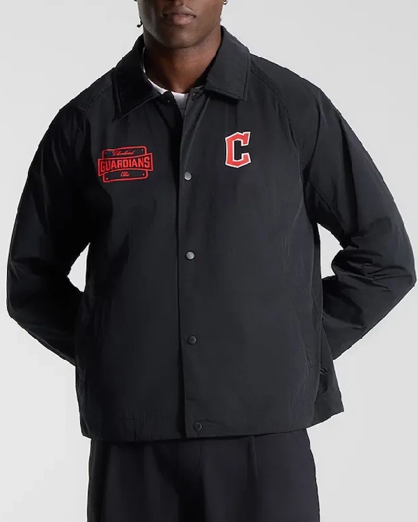 Cleveland Guardians Coaches Black Jacket