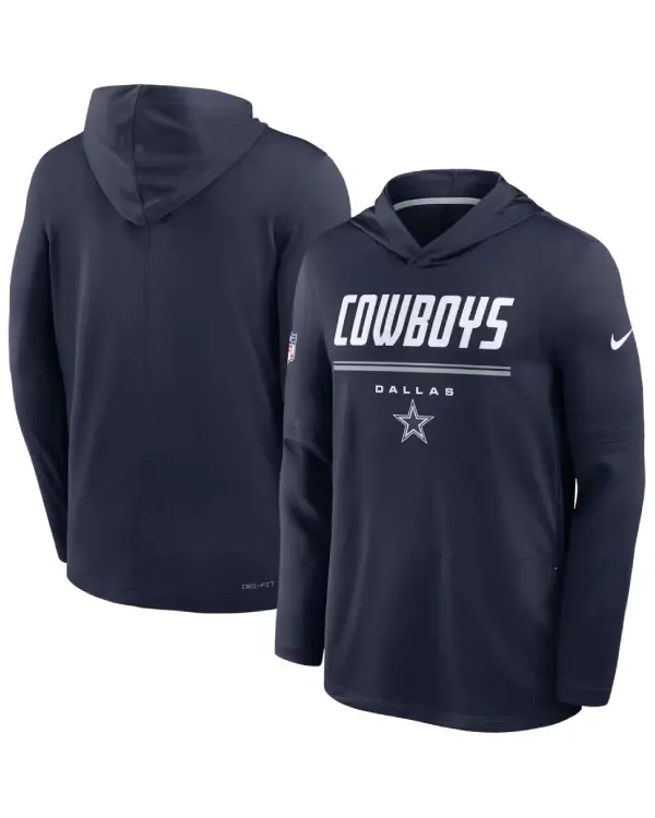 Dallas Cowboys Nike Sideline Game Hooded T-Shirt