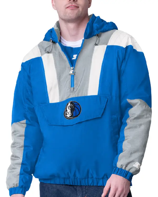Dallas-Mavericks Pullover Starter Jacket